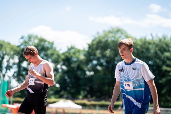 Jonas Hinsch (VfL Stade) am 02.07.2022 waehrend den NLV+BLV Leichtathletik-Landesmeisterschaften im Jahnstadion in Goettingen (Tag 1)